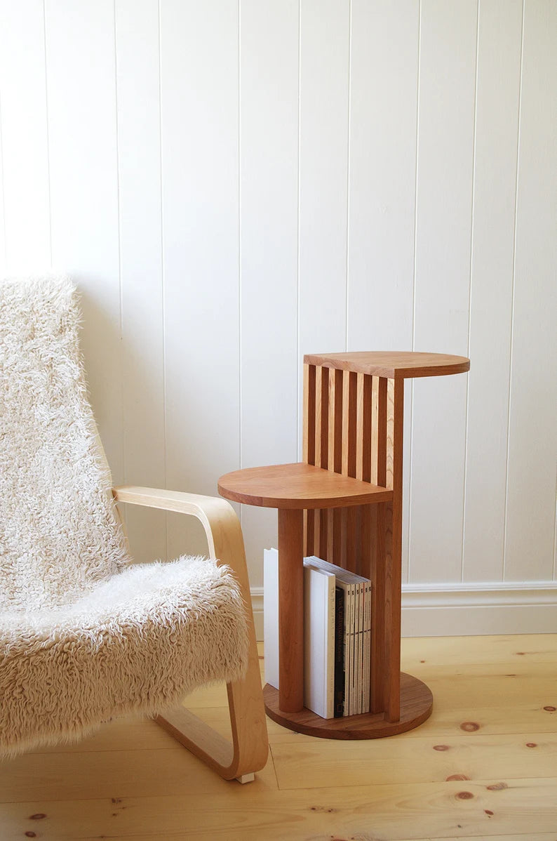Aube Table – Minimalist Japandi Style with Mid-Century Warmth