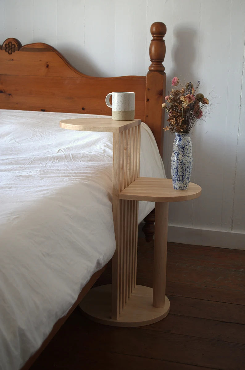 Aube Table – Minimalist Japandi Style with Mid-Century Warmth