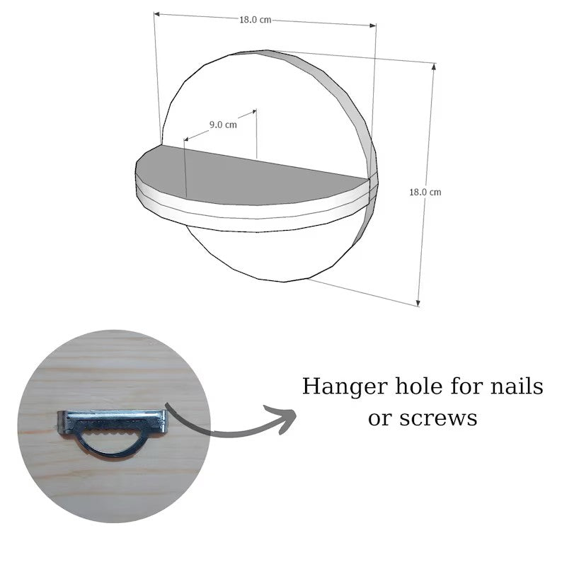 Minimalist Wooden Entryway Shelf – Decorative Key Holder, Wallet & Glasses Organizer, Modern Wall-Mounted Rack