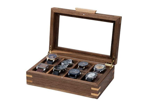 Wood  Watch Box with Personalized 8 slocts