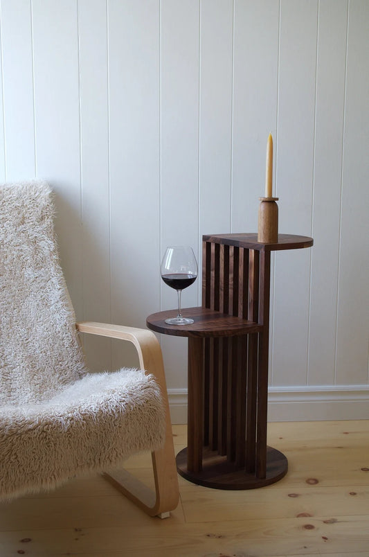 Aube Table – Minimalist Japandi Style with Mid-Century Warmth